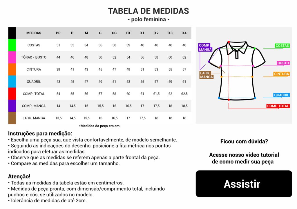 CAMISA POLO FEMININA