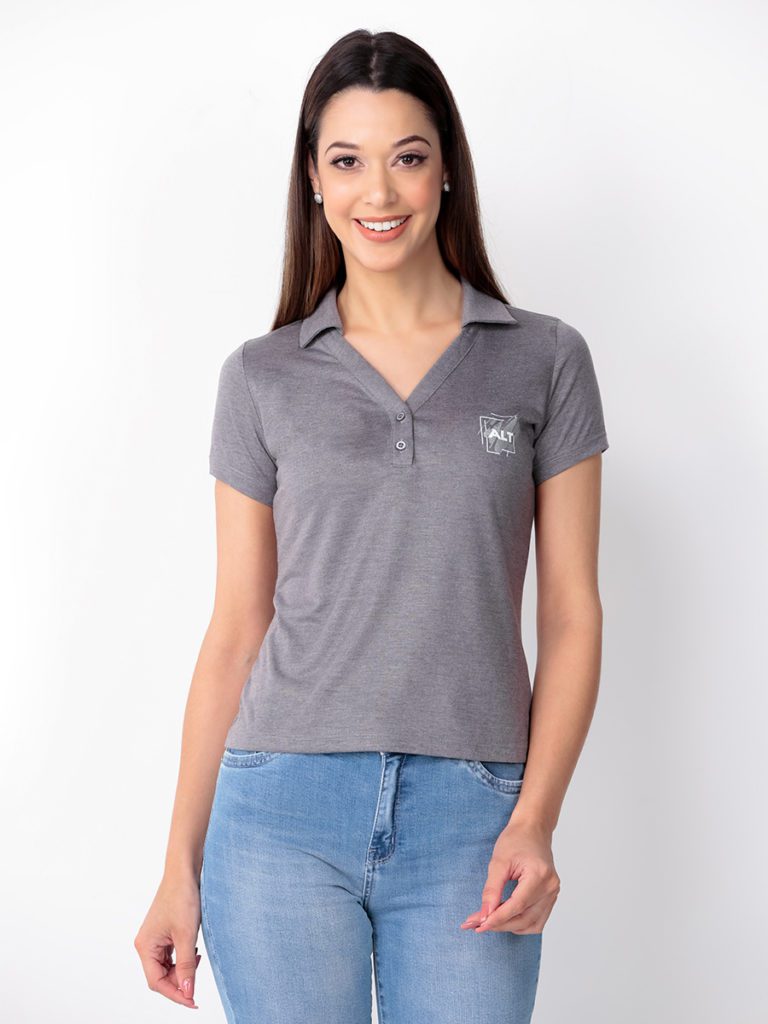 babylook cinza feminina